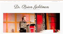 Desktop Screenshot of doctorbriangoldman.com